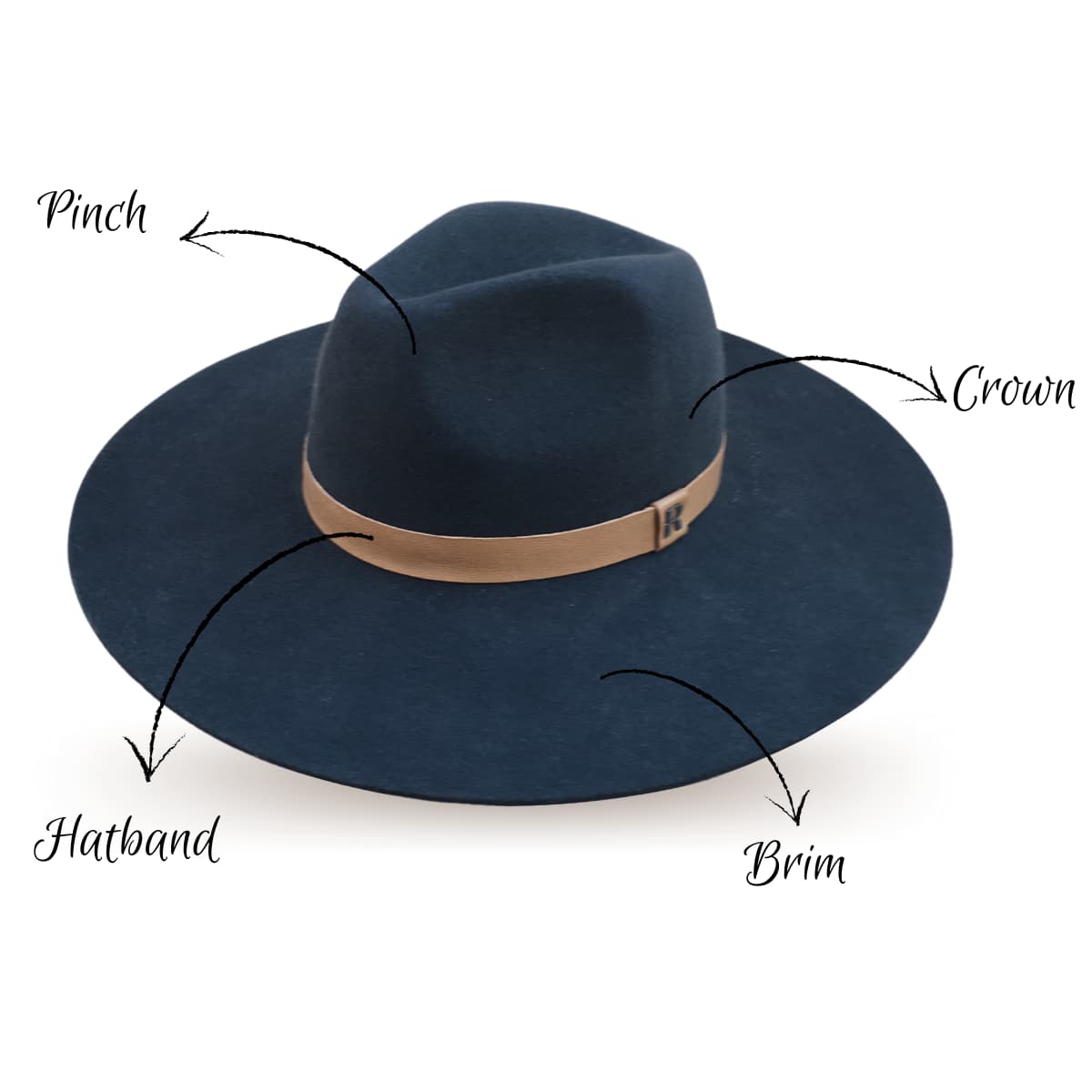 Nevada Wool Felt Hat Fedora Style for Men